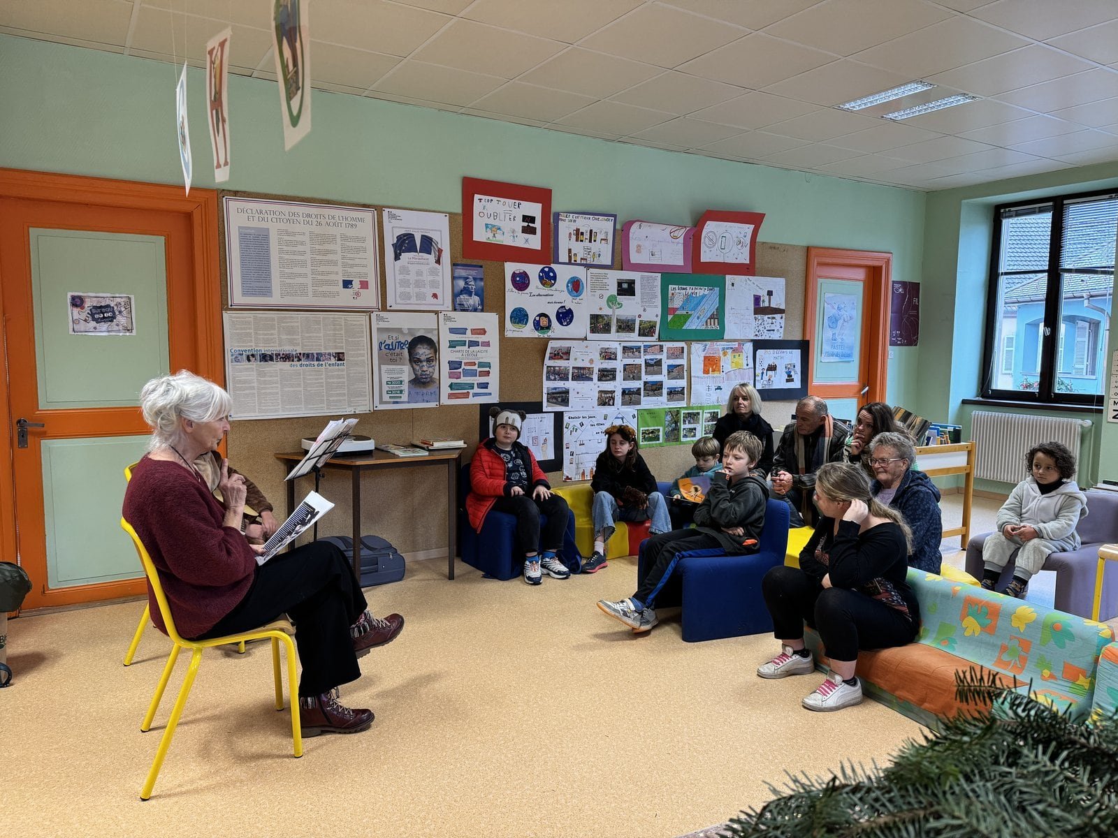 Lecture de contes pour les enfants